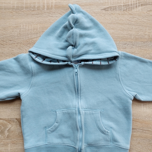 Rwar!!! Gymboree dinosaur hoodie 2T-3T - Picture 4 of 12